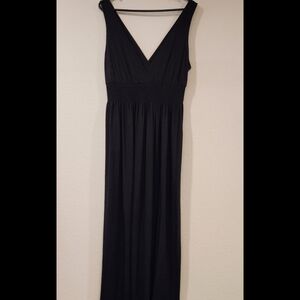 OLD NAVY BLACK 57" LONG DRESS SZ LG